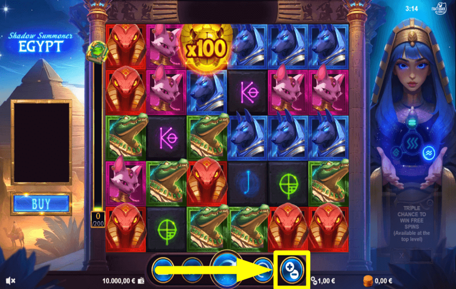 Shadow Summoner Egypt УСТАНОВИТЕ ОБЩУЮ СТАВКУ.