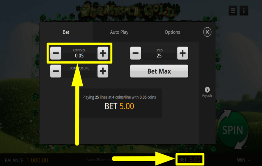 Shamrock Gold MANEUVER YOUR COINS.