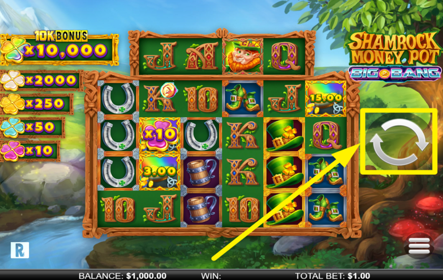 Shamrock Money Pot Big Bang PARTICIPATE IN THE FUN!