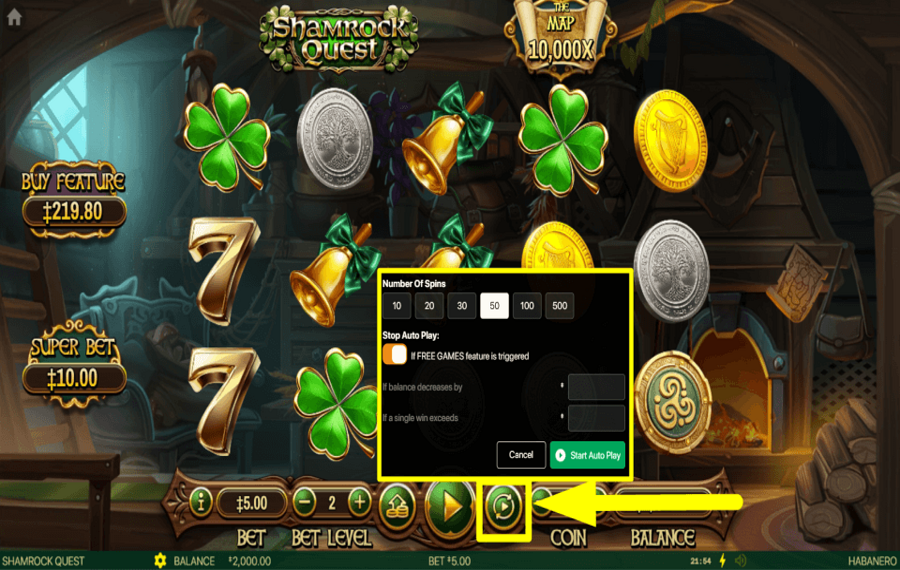 Shamrock Quest AUTOPLAY VERWENDEN.