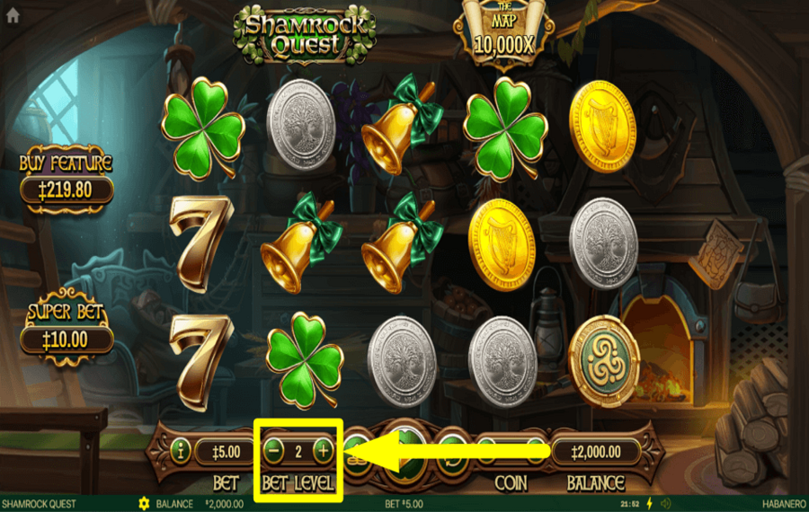 Shamrock Quest BESTIMMEN SIE IHREN EINSATZ.