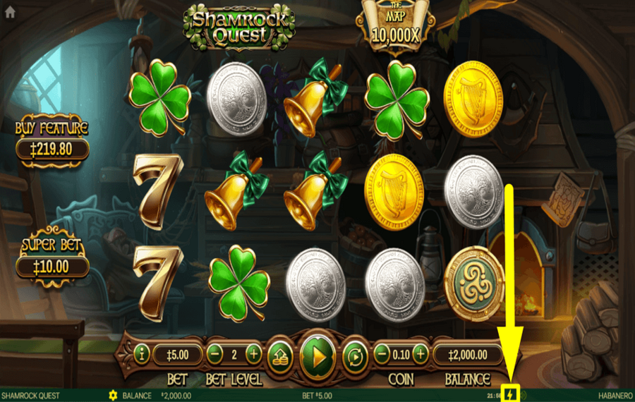 Shamrock Quest TURBO EINSCHALTEN.