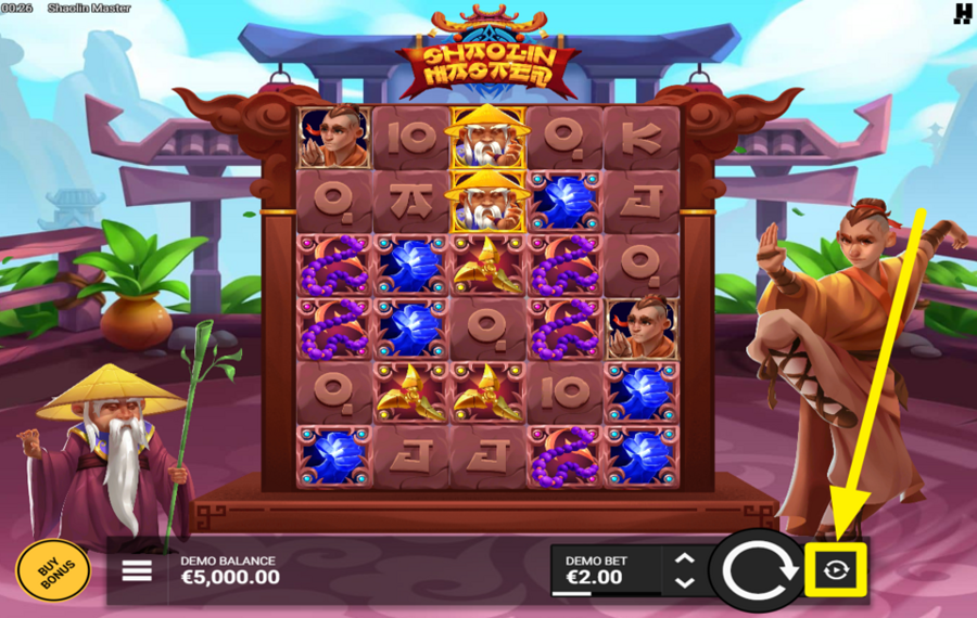Shaolin Master UTILIZE AUTOPLAY.