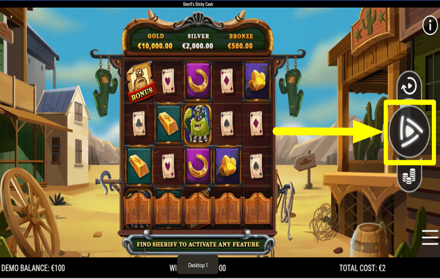 Sheriffs Sticky Cash ИСПЫТАЙТЕ СВОЮ УДАЧУ.