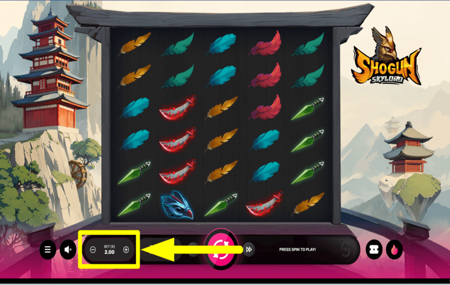 Shogun Skylord CHOOSE THE STAKE.