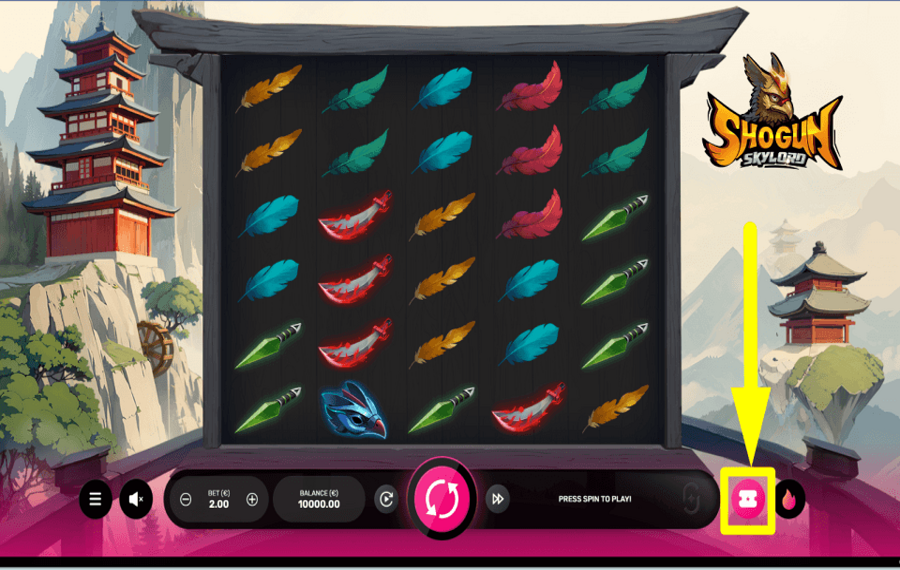 Shogun Skylord CLAIM THE BONUS.