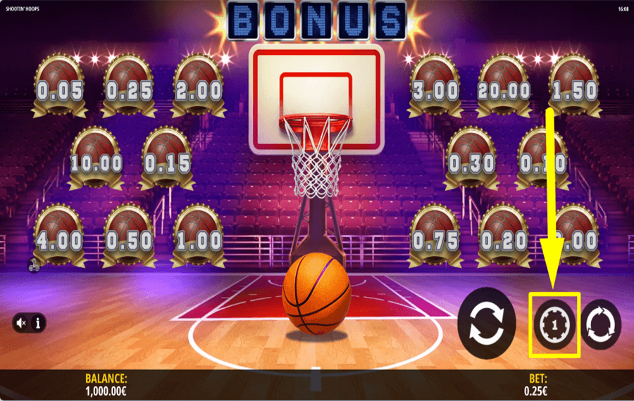 Shootin Hoops СДЕЛАЙТЕ СТАВКУ.