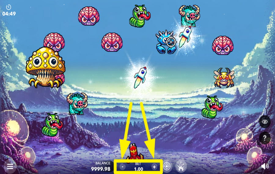 Shooting Galaxy CHOOSE YOUR BET.