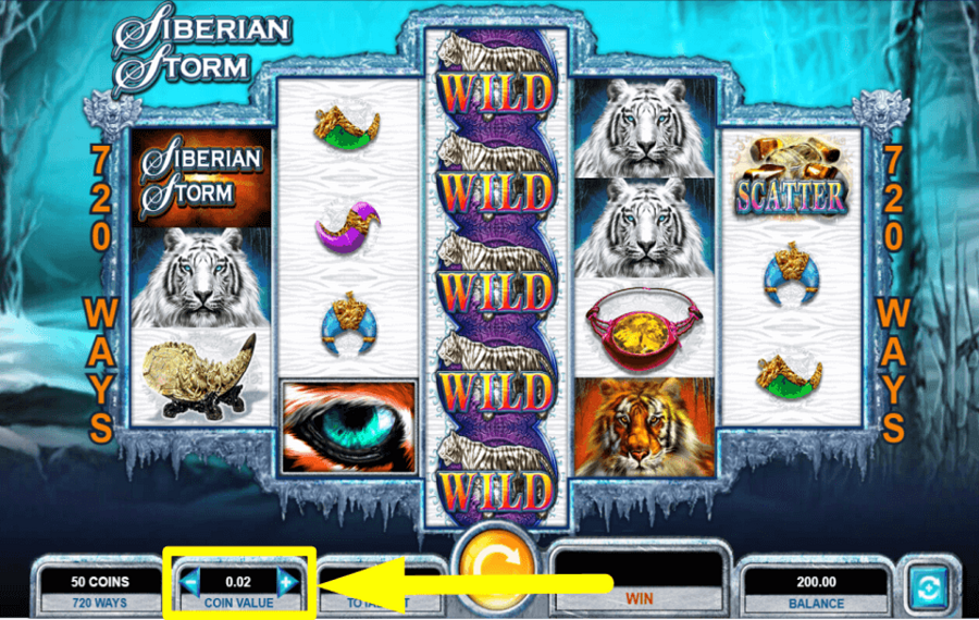 Siberian Storm ESEGUI LA SCOMMESSA TOTALE.