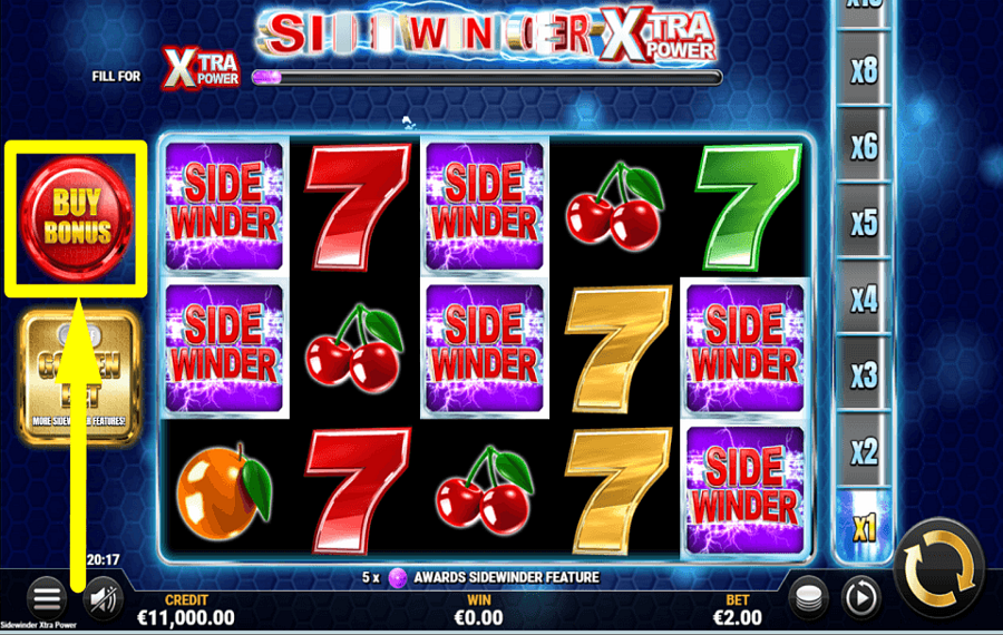 Side Winder Xtra Power APROVEITE O BÔNUS.