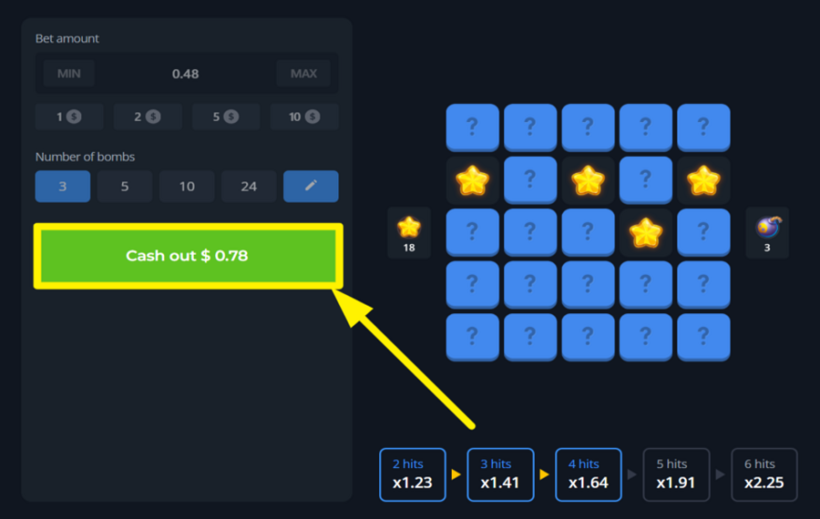 Simple Mines INCASSA LE TUE VINCITE.