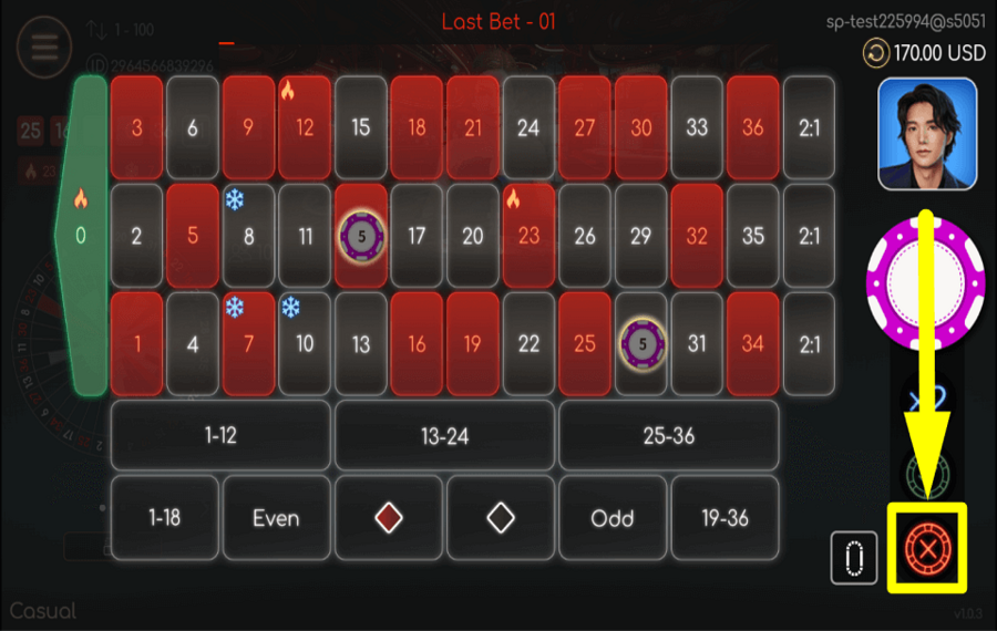 SimplePlay Gaming Roulette SORTIR D'UN ROND.