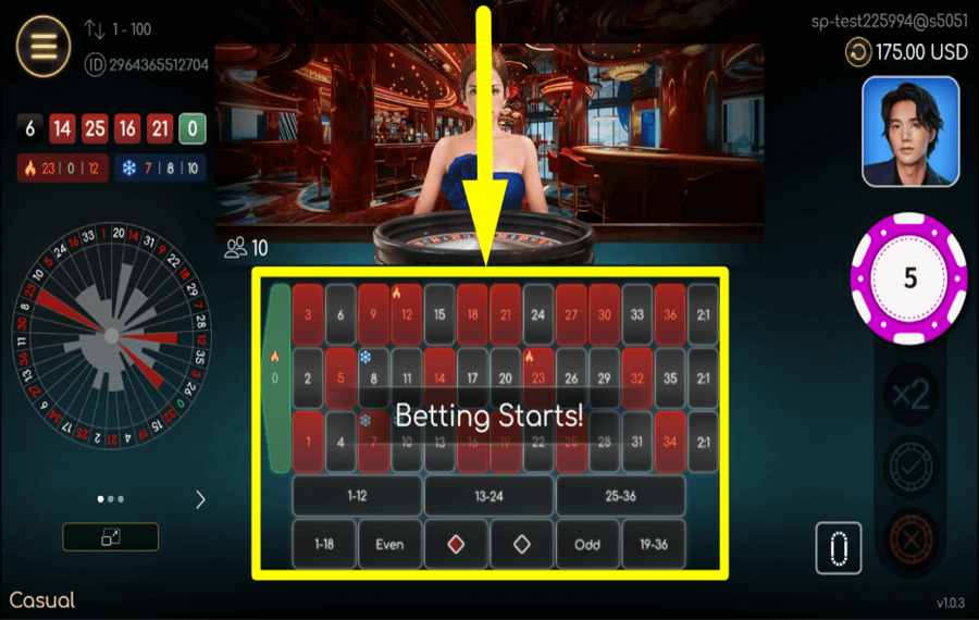 SimplePlay Gaming Roulette FAITES VOS PARIS.