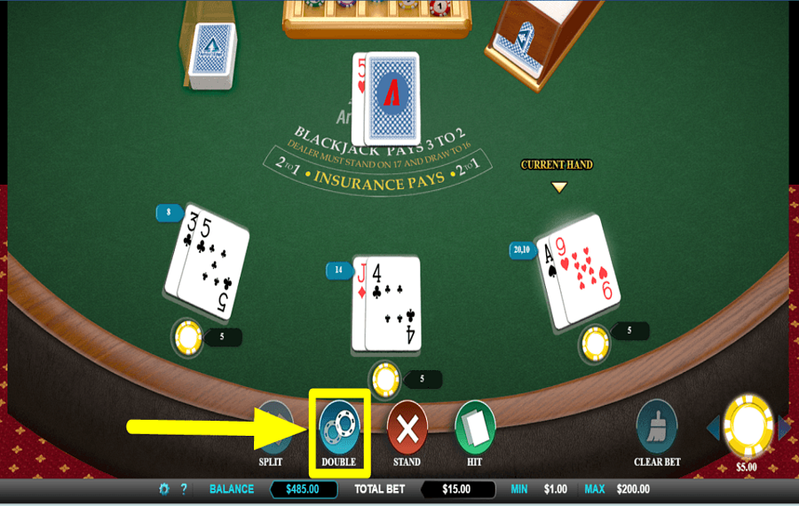 Single Deck Blackjack ВЛОЖИТЕ ВСЕ.