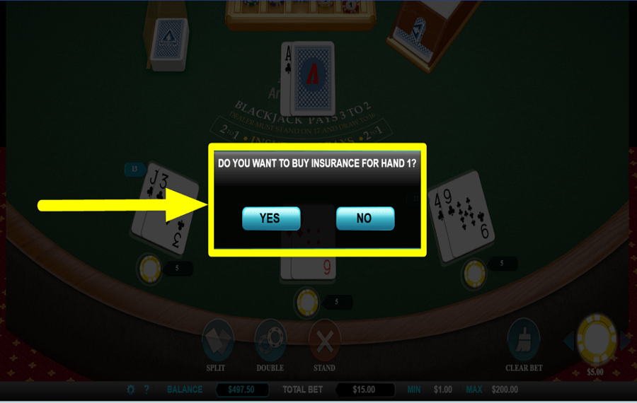 Single Deck Blackjack ОФОРМИТЕ СТРАХОВКУ.