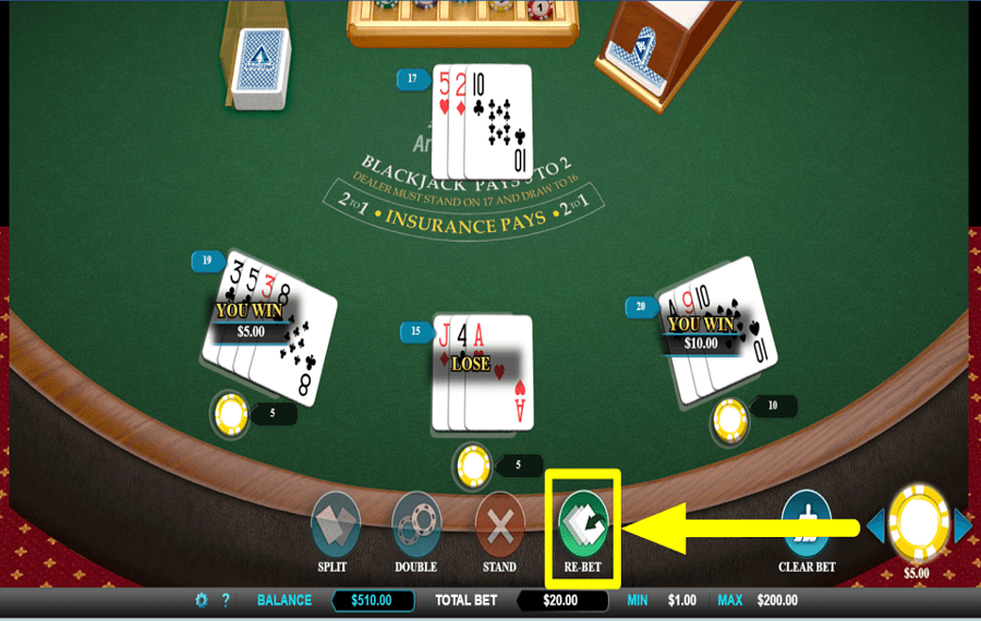 Single Deck Blackjack СЫГРАТЬ СНОВА.