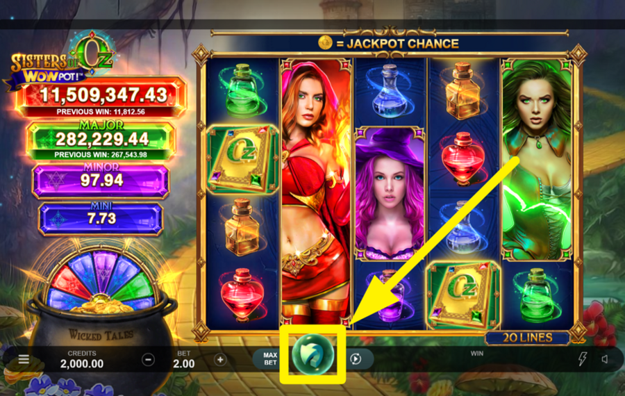 Sisters of Oz WowPot TOURNEZ POUR LA VICTOIRE !