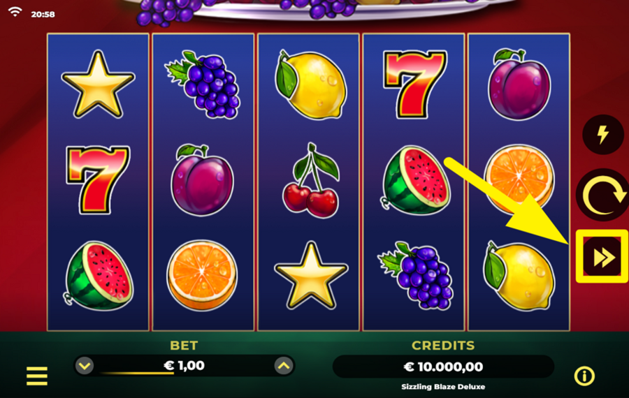 Sizzling Blaze Deluxe TRIGGER AUTOMATIC PLAY.