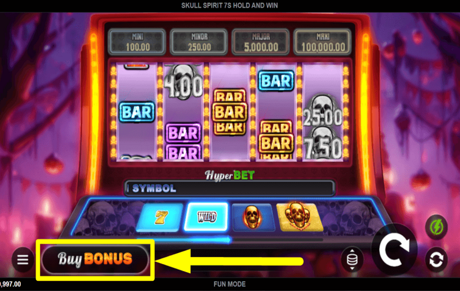 Skull Spirit 7s Hold and Win SHOP FOR BONUS.