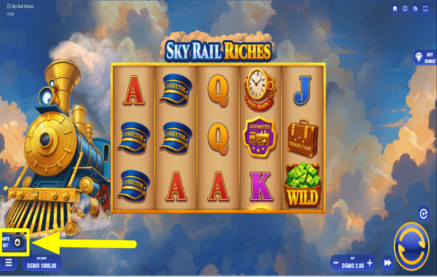 Sky Rail Riches ПОВЫСЬТЕ СТАВКИ.