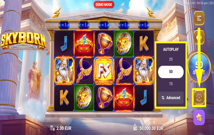 Skyborn CONTINUE AUTOMATICALLY.