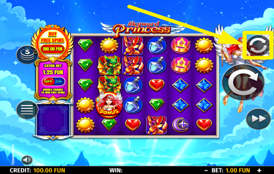 Skyward Princess USE THE AUTOPLAY FEATURE.