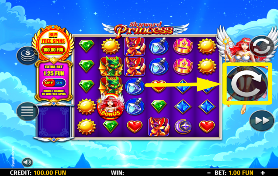 Skyward Princess SPIN FOR VICTORY.