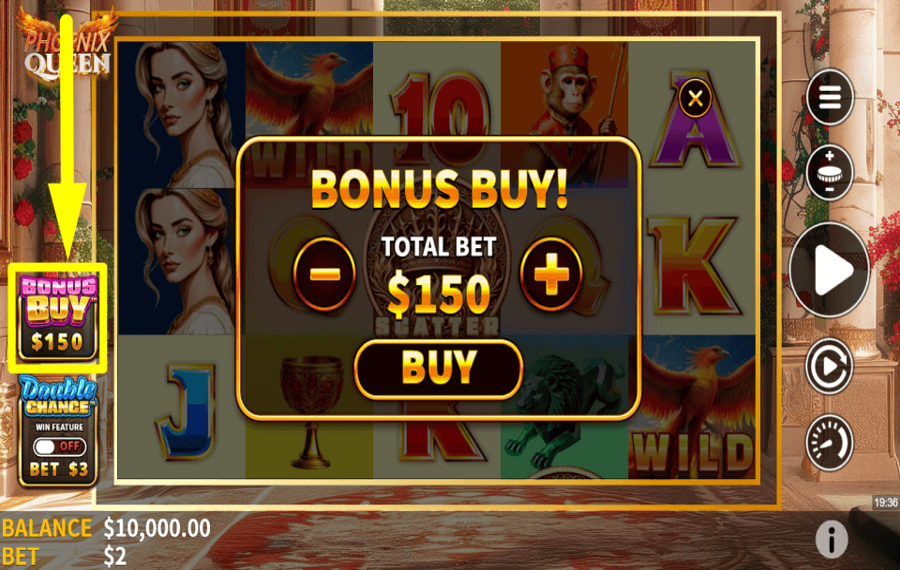 Skywind Group Phoenix Queen ACQUIRE THE BONUS.