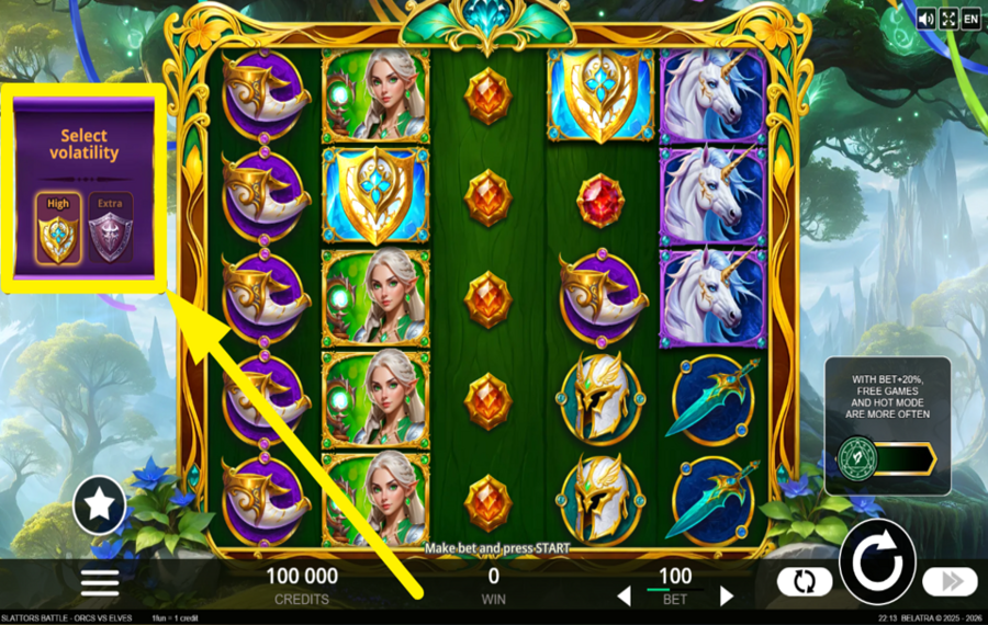 Slattors Battle Orcs vs Elves DECIDE ON THE VOLATILITY LEVEL.