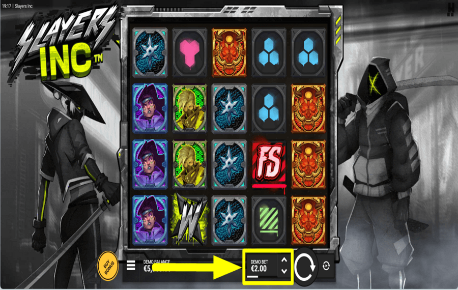 Slayers INC CAST YOUR BET.