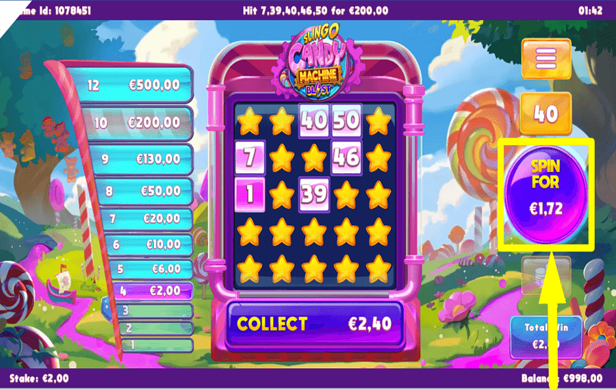 Slingo Candy Machine Bl4st STAKE MORE COINS.