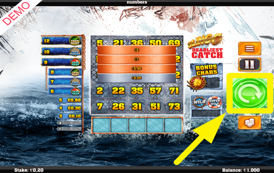 Slingo Deadliest Catch ENTER THE ACTION!