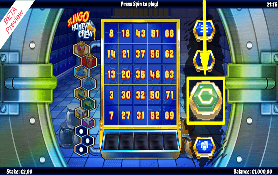 Slingo Honey Crew START GAMBLING.