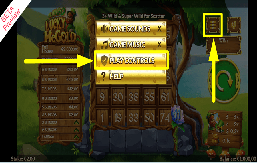 Slingo Lucky Mcgold CHOOSE AUTOPLAY.