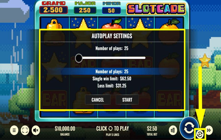 Slotcade ДЕЙСТВУЙТЕ АВТОМАТИЧЕСКИ.