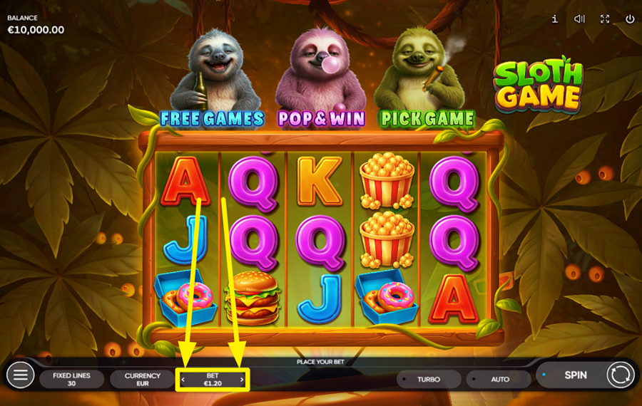 Sloth Game DECIDE TU APUESTA.
