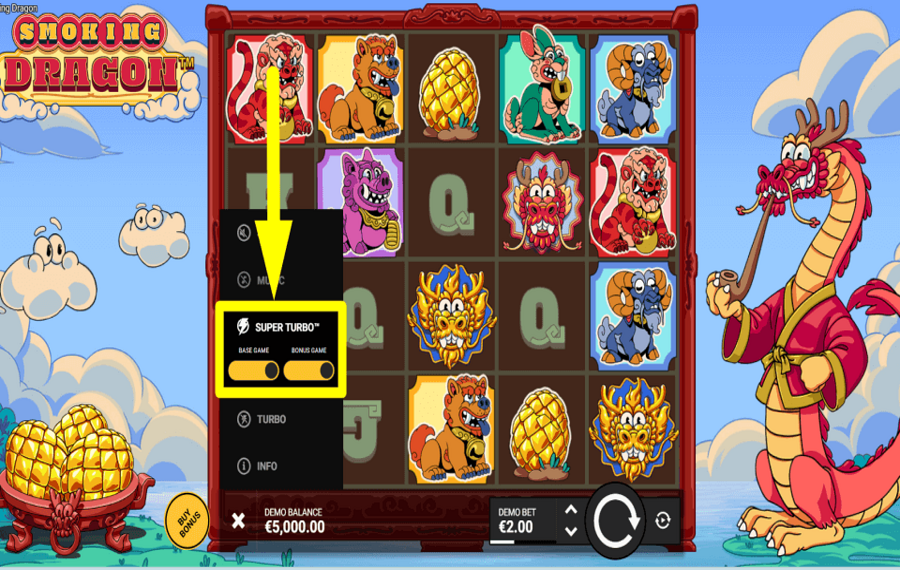 Smoking Dragon PICK UP THE PACE.