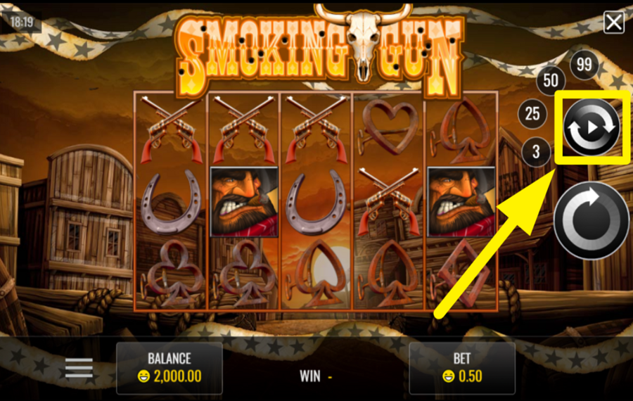 Smoking Gun USE AUTOMATED SPINS.