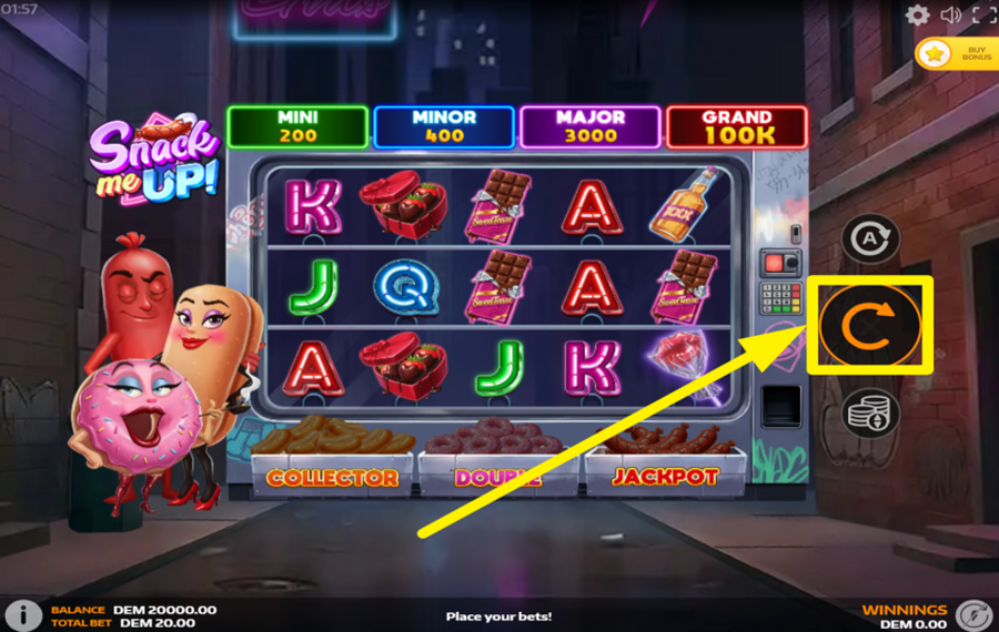 Snack Me Up FAITES TOURNER LES BOBINES.