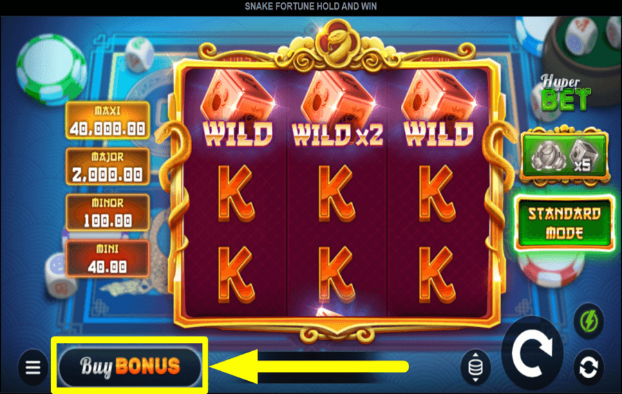 Snake Fortune Hold and Win SET UP FREE SPINS.