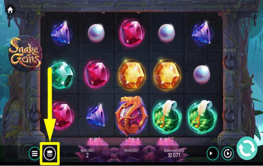 Snake Gems DETERMINA LA TUA SCOMMESSA.