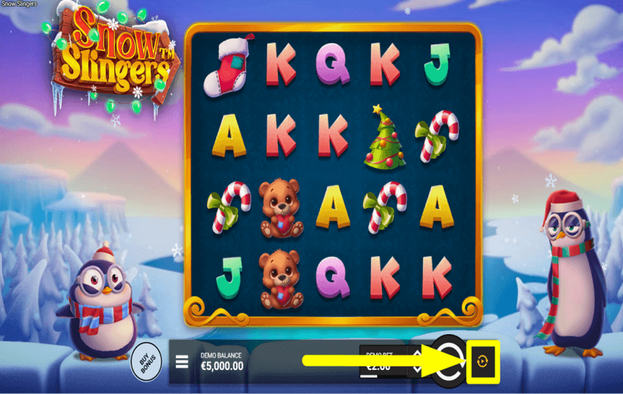 Snow Slingers SPIN AUTOMATICALLY.