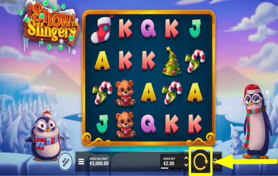 Snow Slingers START THE GAME.