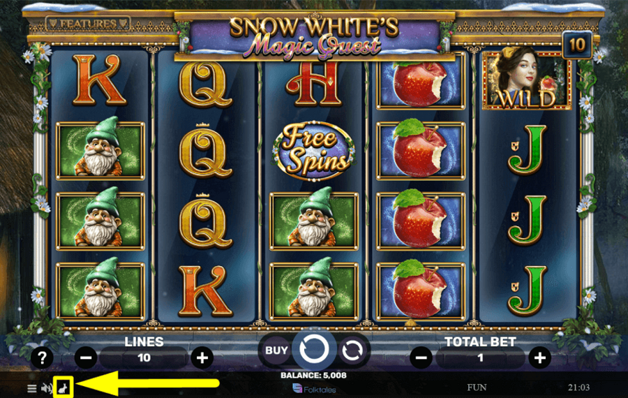 Snow Whites Magic Quest AKTIVIEREN SIE DEN TURBOMODUS.