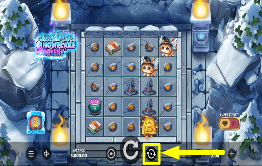 Snowflake Sorcery ДЕЙСТВУЙТЕ АВТОМАТИЧЕСКИ.