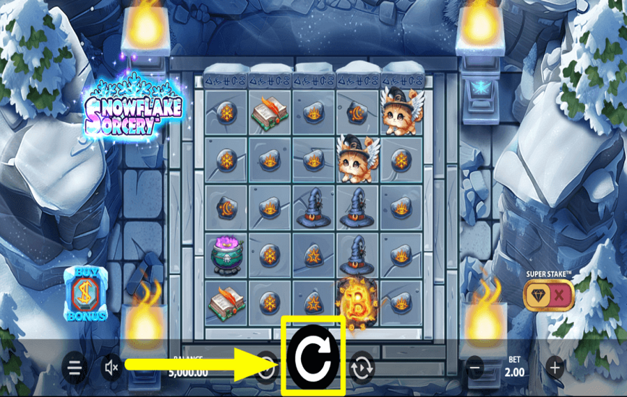 Snowflake Sorcery ИГРАЙТЕ В ИГРУ.