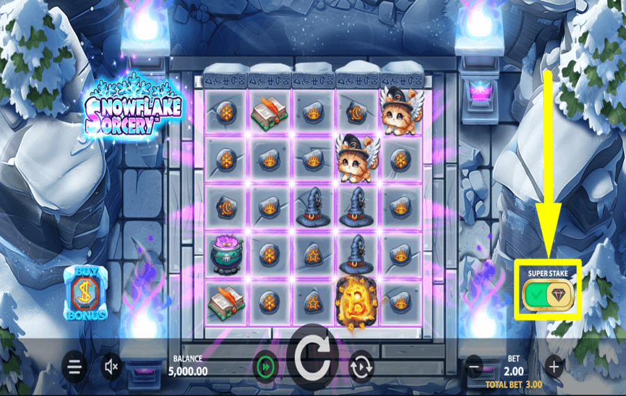 Snowflake Sorcery РАЗРЕШЕНИЕ НА СУПЕР-СТАВКУ.