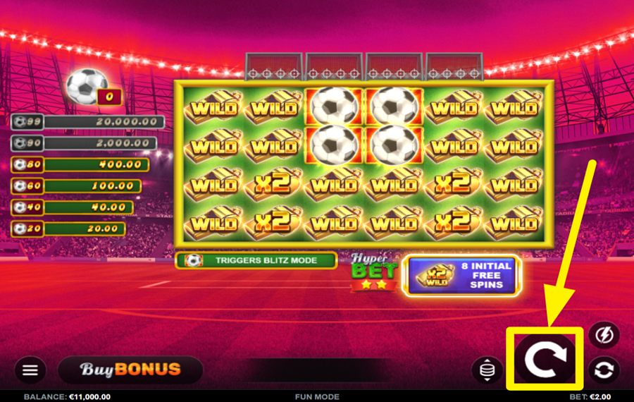 Soccer Storm Hold and Win ВРАЩАЙТЕ БАРАБАНОВЫ.