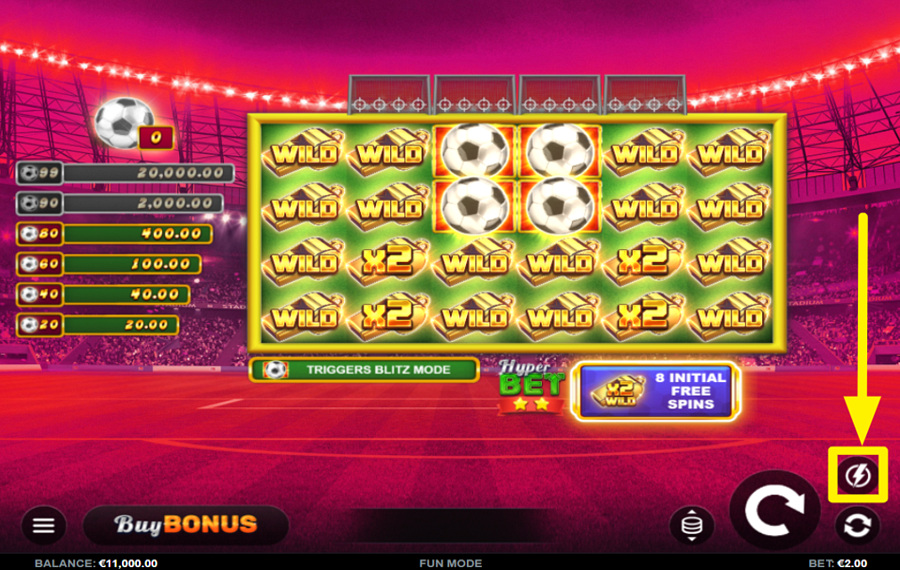Soccer Storm Hold and Win УВЕЛИЧЬТЕ СКОРОСТЬ.