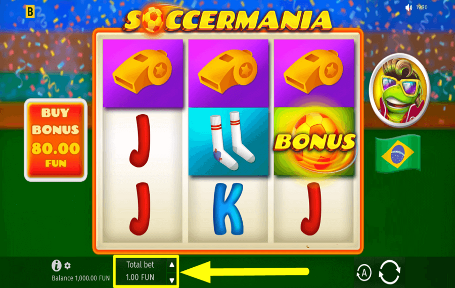 Soccermania ESTABLECE LA APUESTA.